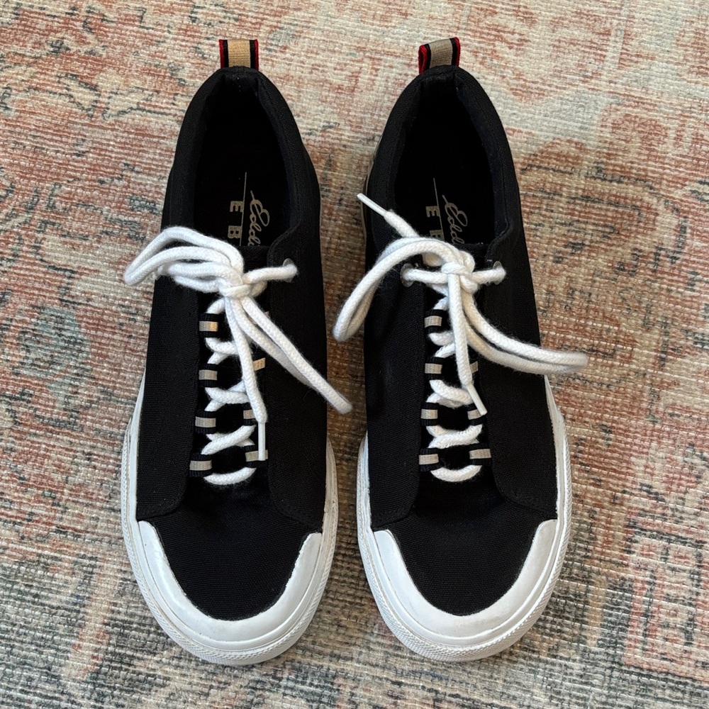 Eddie Bauer EBTEK Black and White Sneakers Size 8